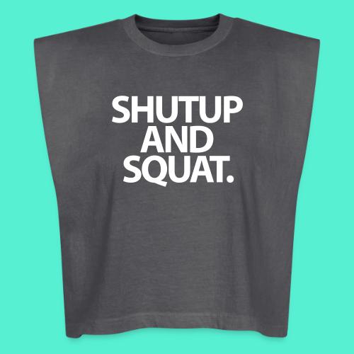 Shutup type Gym Motivation - Washed Women´s Muscle Tank Top