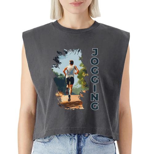 Jogging Vibes - Washed Women´s Muscle Tank Top