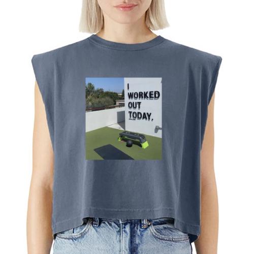 D17F58E8 724E 4980 906F 2BC5DF1F7B58 - Washed Women´s Muscle Tank Top