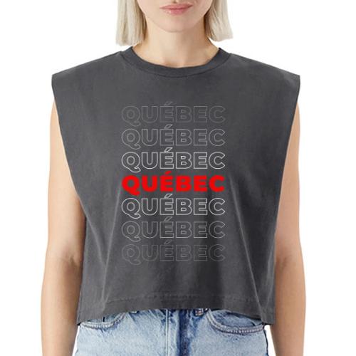 Quebec Declaration - Washed Women´s Muscle Tank Top