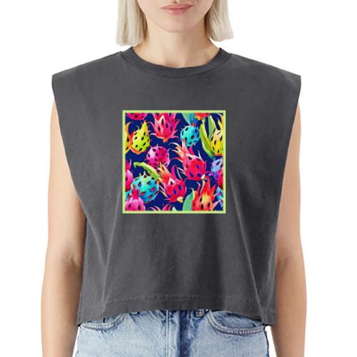 Colorful Dragon Fruit - Washed Women´s Muscle Tank Top