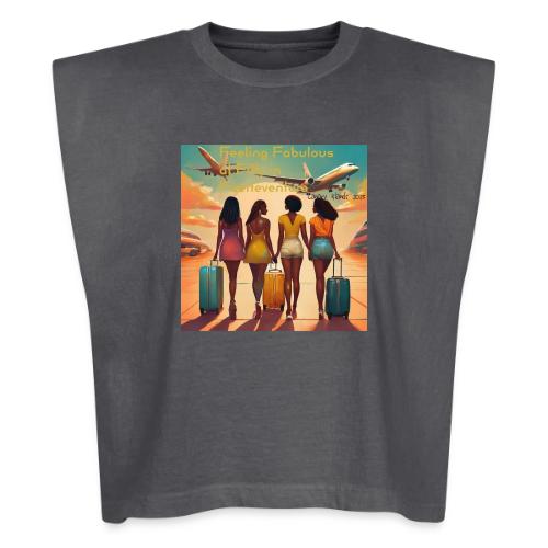 Mrs. S Good Girlfriends Retreat Feeling Fabulous - Washed Women´s Muscle Tank Top