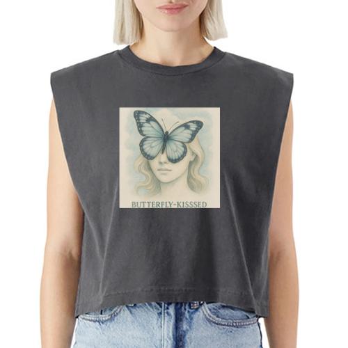Butterfly kisses Hue - Washed Women´s Muscle Tank Top
