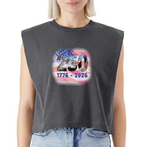 1776 - 2026 | 250 Years USA - Washed Women´s Muscle Tank Top