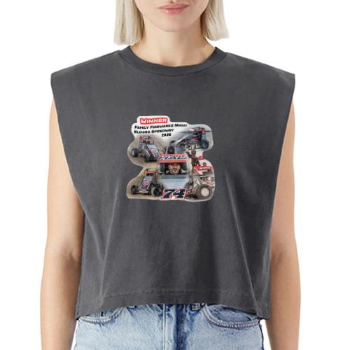 Luke Hall - Eldora Speedway FFN#1 Design 1 - Washed Women´s Muscle Tank Top