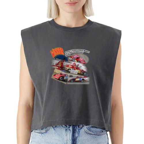 Jonathan Taylor Eldora Speedway FFN#1 Design 2 - Washed Women´s Muscle Tank Top