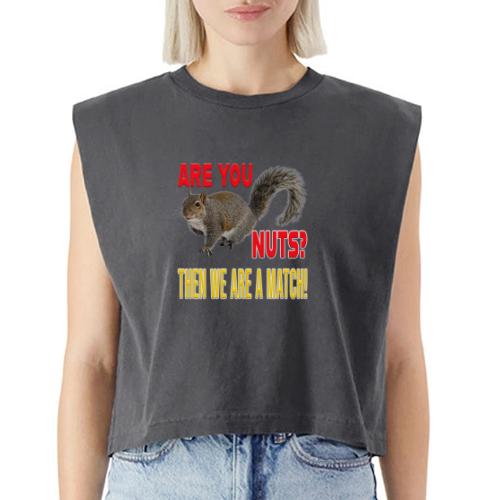 Are You Nuts? Then we are a match! - Washed Women´s Muscle Tank Top