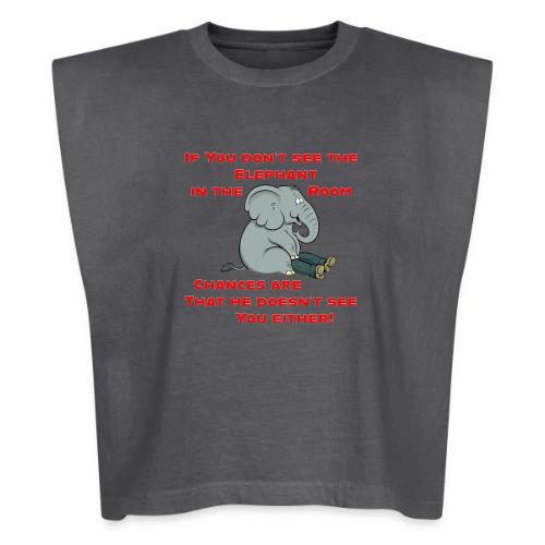 Elephant in the Room Meme - Washed Women´s Muscle Tank Top