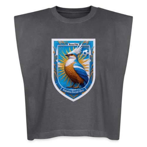 Argentina Hornero Pride T Shirt, Football Gift - Washed Women´s Muscle Tank Top