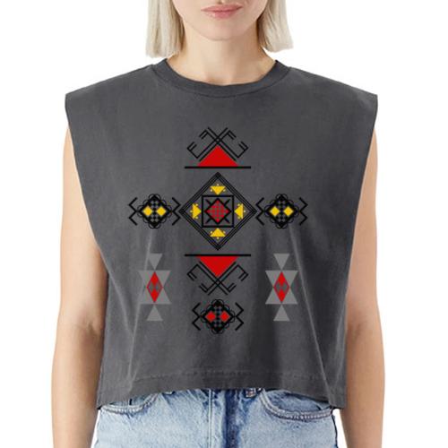 Amazigh Symbols - Washed Women´s Muscle Tank Top