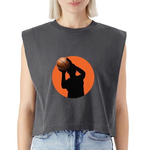 Basketball: Focused Precision - Washed Women´s Muscle Tank Top