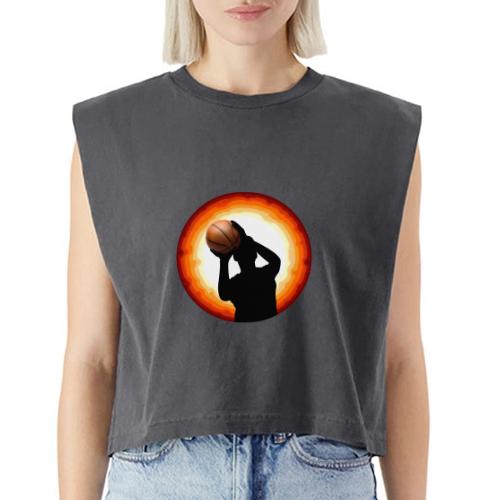 Basketball: The Art of the Shot - Washed Women´s Muscle Tank Top