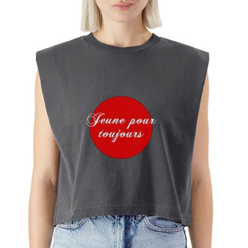 Jeune pour toujours - Washed Women´s Muscle Tank Top