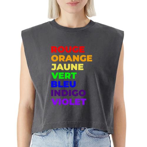True Colors - Washed Women´s Muscle Tank Top