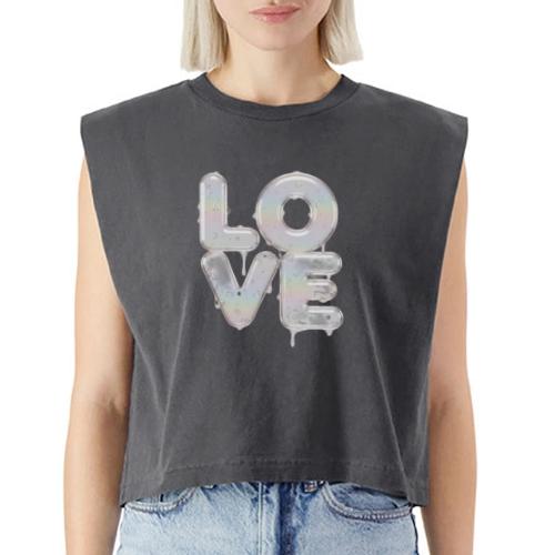 Love - Washed Women´s Muscle Tank Top