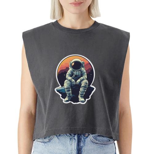 Astronaut in the Void - Washed Women´s Muscle Tank Top