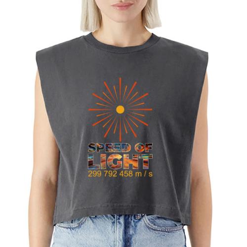 Speed of light - Washed Women´s Muscle Tank Top