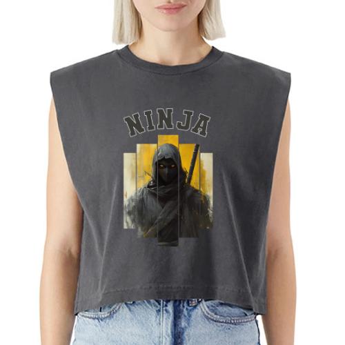 Silent Ninja Code - Washed Women´s Muscle Tank Top