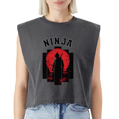 Ninja in the Shadows - Washed Women´s Muscle Tank Top