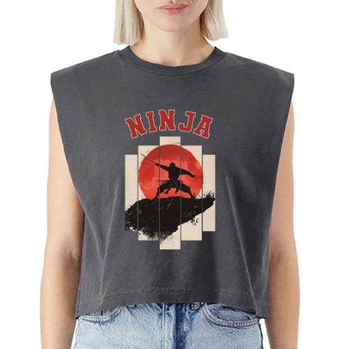 Ninja Strike Force - Washed Women´s Muscle Tank Top