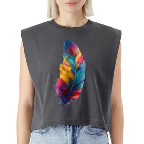 Spectrum Feather Flow - Washed Women´s Muscle Tank Top