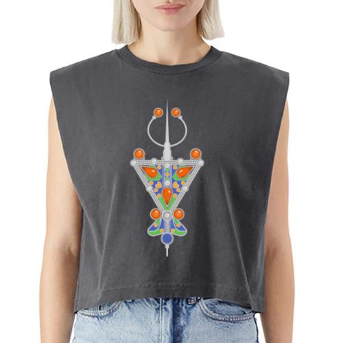 Amazigh: Tazerzit Heritage - Washed Women´s Muscle Tank Top