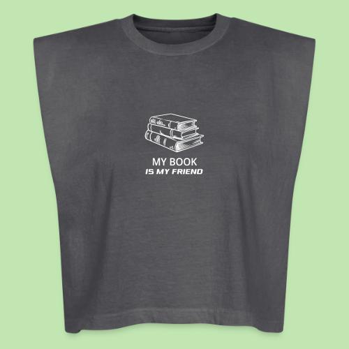 book lover t-shirt, book day shirt, my book is my - Washed Women´s Muscle Tank Top
