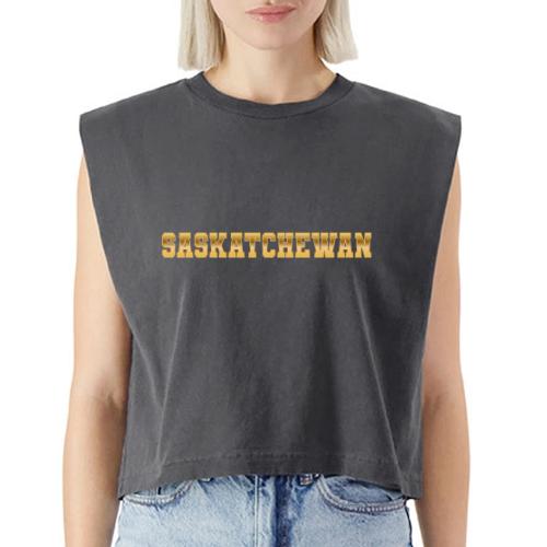 Saskatchewan - Washed Women´s Muscle Tank Top