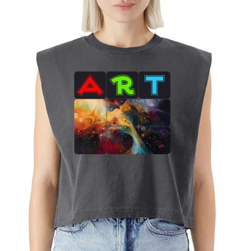 Waves of Art - Washed Women´s Muscle Tank Top