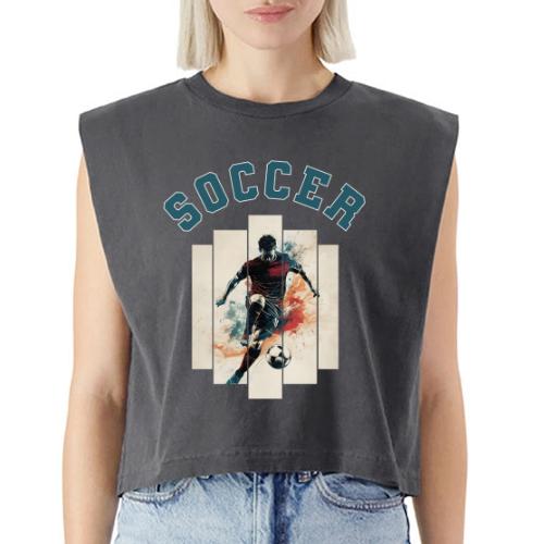 Soccer Mode On - Washed Women´s Muscle Tank Top