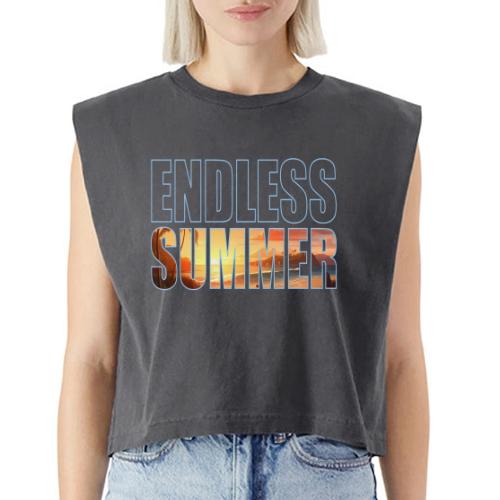 Golden Summer Vibes - Washed Women´s Muscle Tank Top