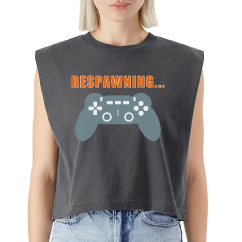 Respawning Gamer Controller Design - Washed Women´s Muscle Tank Top