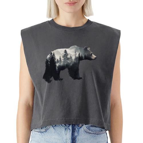Forest Within the Bear - Washed Women´s Muscle Tank Top