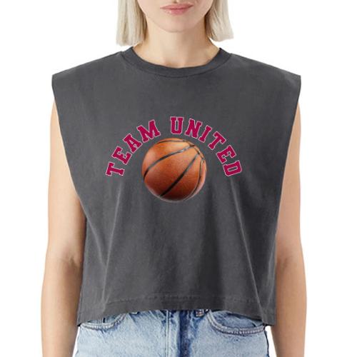Team United Basketball Unity Design - Washed Women´s Muscle Tank Top