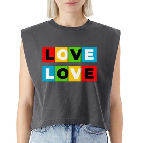 Love in Color - Washed Women´s Muscle Tank Top