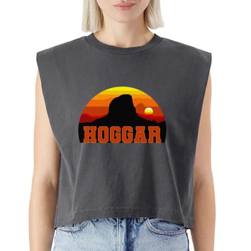 Algeria: Hoggar Desert Horizon - Washed Women´s Muscle Tank Top