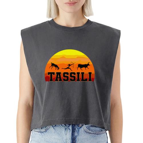 Algeria: Tassili Timeless - Washed Women´s Muscle Tank Top
