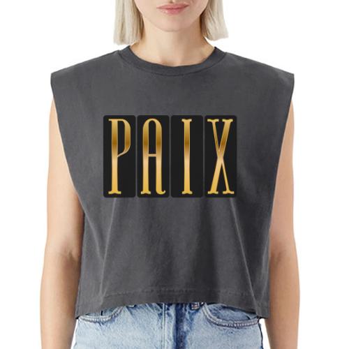Golden Peace - Washed Women´s Muscle Tank Top