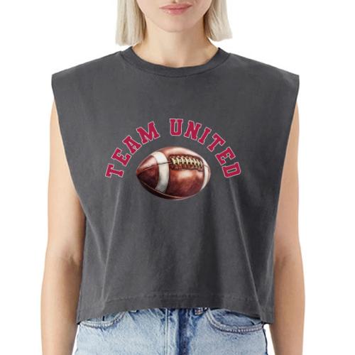 Team United American Football Design - Washed Women´s Muscle Tank Top