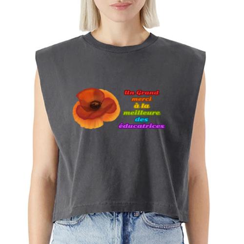 Thank you to the best educator - Washed Women´s Muscle Tank Top