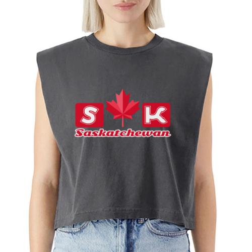 Saskatchewan, province of Canada - Washed Women´s Muscle Tank Top