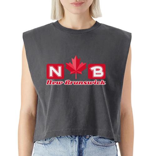 New Brunswick, province of Canada - Washed Women´s Muscle Tank Top