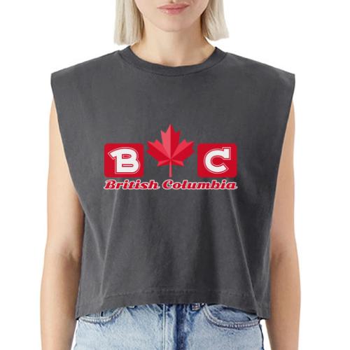 British Columbia, province of Canada - Washed Women´s Muscle Tank Top