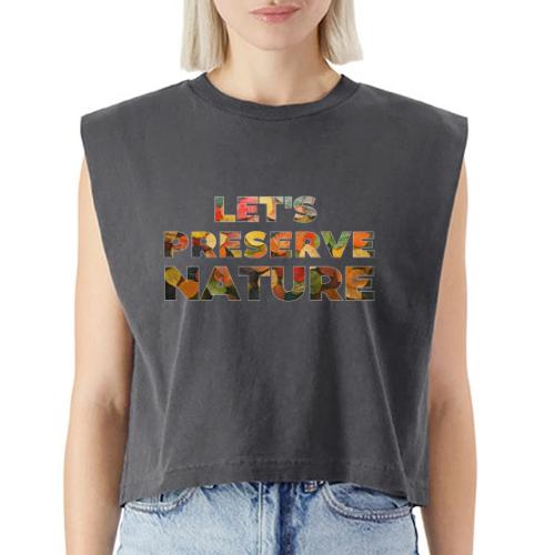 Let's Preserve Nature - Washed Women´s Muscle Tank Top