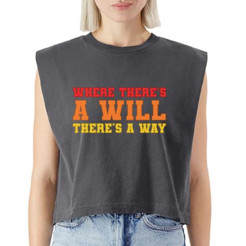 Willpower Wins - Washed Women´s Muscle Tank Top