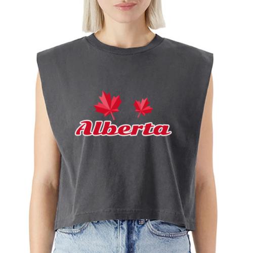 Alberta, province of Canada - Washed Women´s Muscle Tank Top
