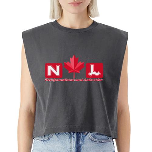 Newfoundland and Labrador, province of Canada - Washed Women´s Muscle Tank Top