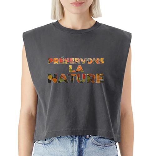 Preserving nature - Washed Women´s Muscle Tank Top