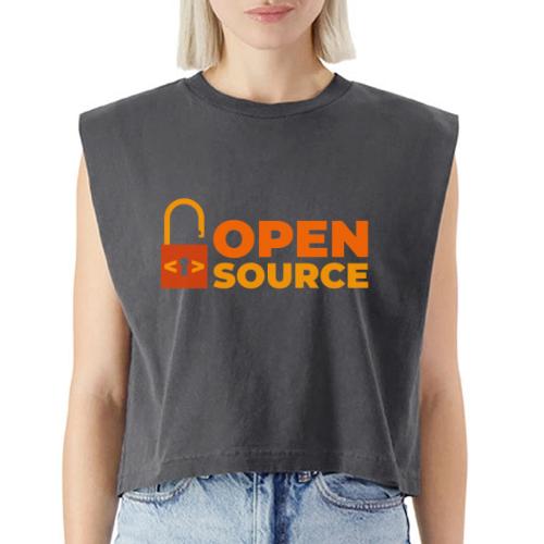 Open Source: Code is Freedom - Washed Women´s Muscle Tank Top