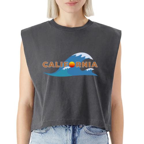 Blue Wave California - Washed Women´s Muscle Tank Top